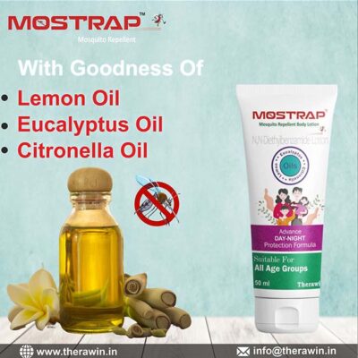 mostrap mosquito repellent lotion with essential oil