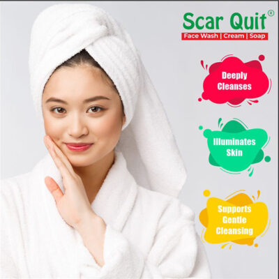 Scar quit skin gloaw soap uses