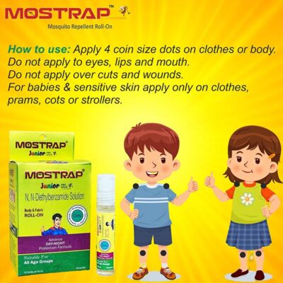 Mostrap mosquito repellent roll on how to use