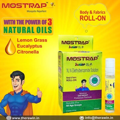 Mostrap mosquito repellent roll-on with essential oil