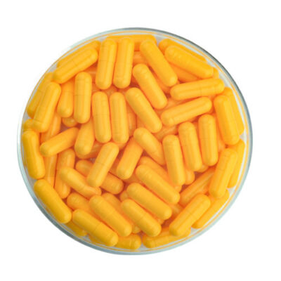 Empty capsules -Fill Weight 500-600 mg, Yellow, Size 0